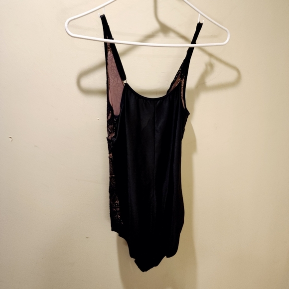 Adrenaline Vittadini Women's Black Lace Lengerie Bodysuit size L - Picture 9 of 11
